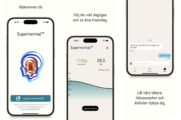 Supernormal app mockup